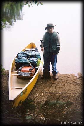 A boy and his canoe