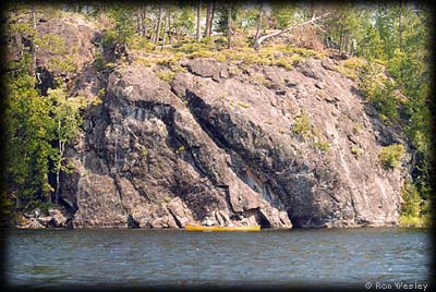 Rocky bluff - Quetico