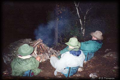 Quetico campfire