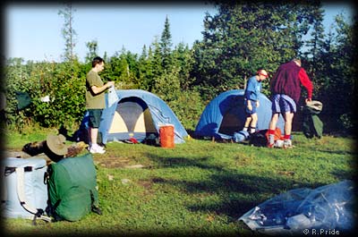 Campsite in Quetico
