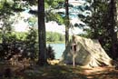 Camp on Insula, 1975