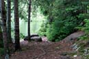 View from campsite on Little Caribou Lake, 6/29/07
