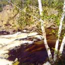 Myrtle Falls, July 24, 1971. This was when I decided that I really was going to like canoe tripping after all.