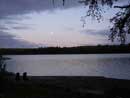 Moon rise over Quetico Lake