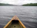 Rain shower on down the lake, East Twin Lake, June 23, 2008.