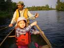 A paddle at sunset on Poplar Lake, June 30, 2008