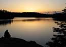 Solitude and serenity - sunset on�Maria Lake, May 16th of 2007.