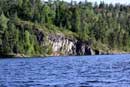 Cliffs of Agnes Lake
