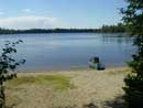 Beach at campsite on Kawishiwi Lake, September 9, 2011