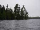 Gloomy gray paddling on Brule Lake, June 1st, 2013