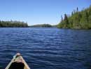 Paddling on Brule Lake in the sunshine, June 3rd, 2013