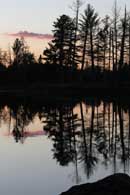 Sunset on Kawasachong Lake, September 7, 2011