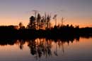 Sunset on Kawasachong Lake, September 7, 2011