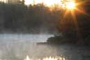 Dawn on Kawasachong Lake, September 8, 2011