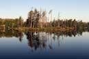 Reflections on Kawasachong Lake, morning of September 8, 2011