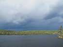 Impending storm on Cirrus Lake, Quetico