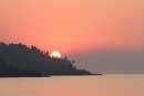 Sunrise over Lake Superior at Hovland (Naniboujou Lodge), September 11, 2011