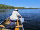 Filling the water jug on Quetico Lake, September 2012.