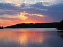 Sunset on Quetico Lake, September 2012.