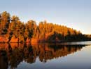 Evening sun on Cirrus Lake, September 2012.