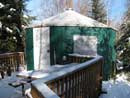 Quetico Park yurt.
