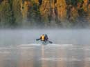 Spartan1 enjoying a dawn paddle with his granddaughter (age 9) on Poplar Lake.  9/1/12