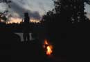 Campfire on Frost Lake, September 8, 2012