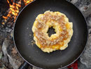 Cornbread bannock with brown sugar
