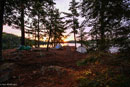 Sunrise on Birch Lake.