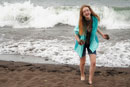 Pure joy of rock-hunting in the Lake Superior surf, August 2017.