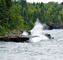 Lake Superior splash, August 26, 2017.