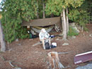 Magic Paddler in camp