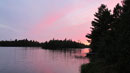 Sunset on Poplar Lake, August 2017.