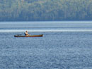 Jimbo paddling in the bay near 5 Star Cirrus camp