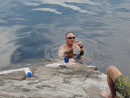 Relaxation on hot afternoon in Jimbo camp - Rawn Lake - August 2013