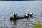 Headed out on Poplar Lake to try to find some loons to photograph.