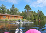 Floating on Poplar Lake