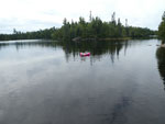 Floating on Poplar Lake