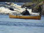Shot of me taken by Magic Paddler at Split Rock Falls, Chatterton Lake. I wasn?t that close to the rapids.  Lawrence had a heavy duty digital zoom lens.