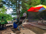 DentonDoc wanders around camp
