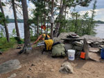 View from primo-site on Snow Bay