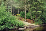 Gordon Lake campsite, 22-day trip in 1992.