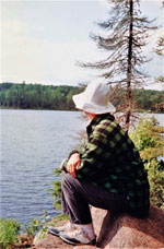 Contemplating on Burnt Lake, June 1992