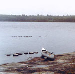 Canoe at table rock, 1985