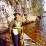 Spartan2 at the end of our 1971 Namakan Loop Trip. We were on a "chocolate break" along the Prince William Narrows.