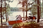 Campsite on Lac La Croix, 1980