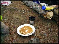 Campfire pancakes